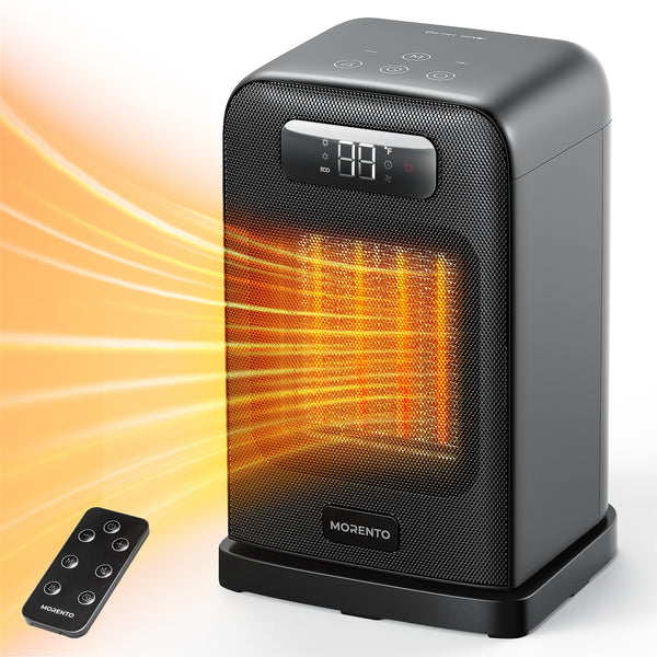 MORENTO Space Heater Indoor Black