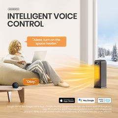 MORENTO Smart Space Heater Black