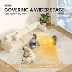 MORENTO Smart Space Heater Black