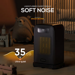 MORENTO Space Heater Indoor Black