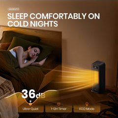 MORENTO Smart Space Heater Black