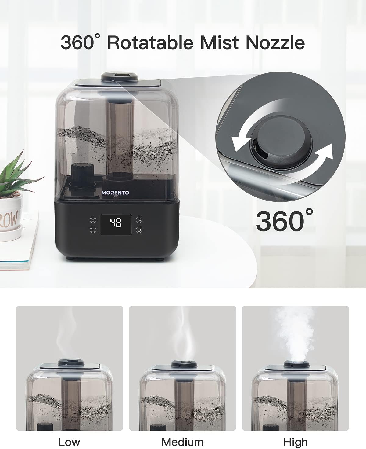 MORENTO MR4102 Cool Mist Humidifier 4.5L – morentolife