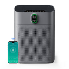 MORENTO Smart Air Purifier For Large Rooms Up To 1690 Ft² With HEPA Filter, Wi-Fi & Alexa Control