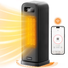 MORENTO Smart Space Heater Black