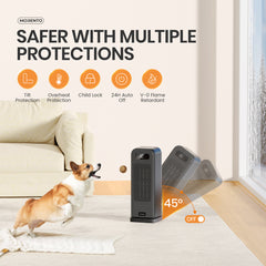 MORENTO Smart Space Heater Black