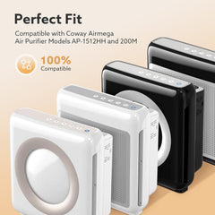 MORENTO 2-Pack AP-1512HH Replacement Filter for Coway