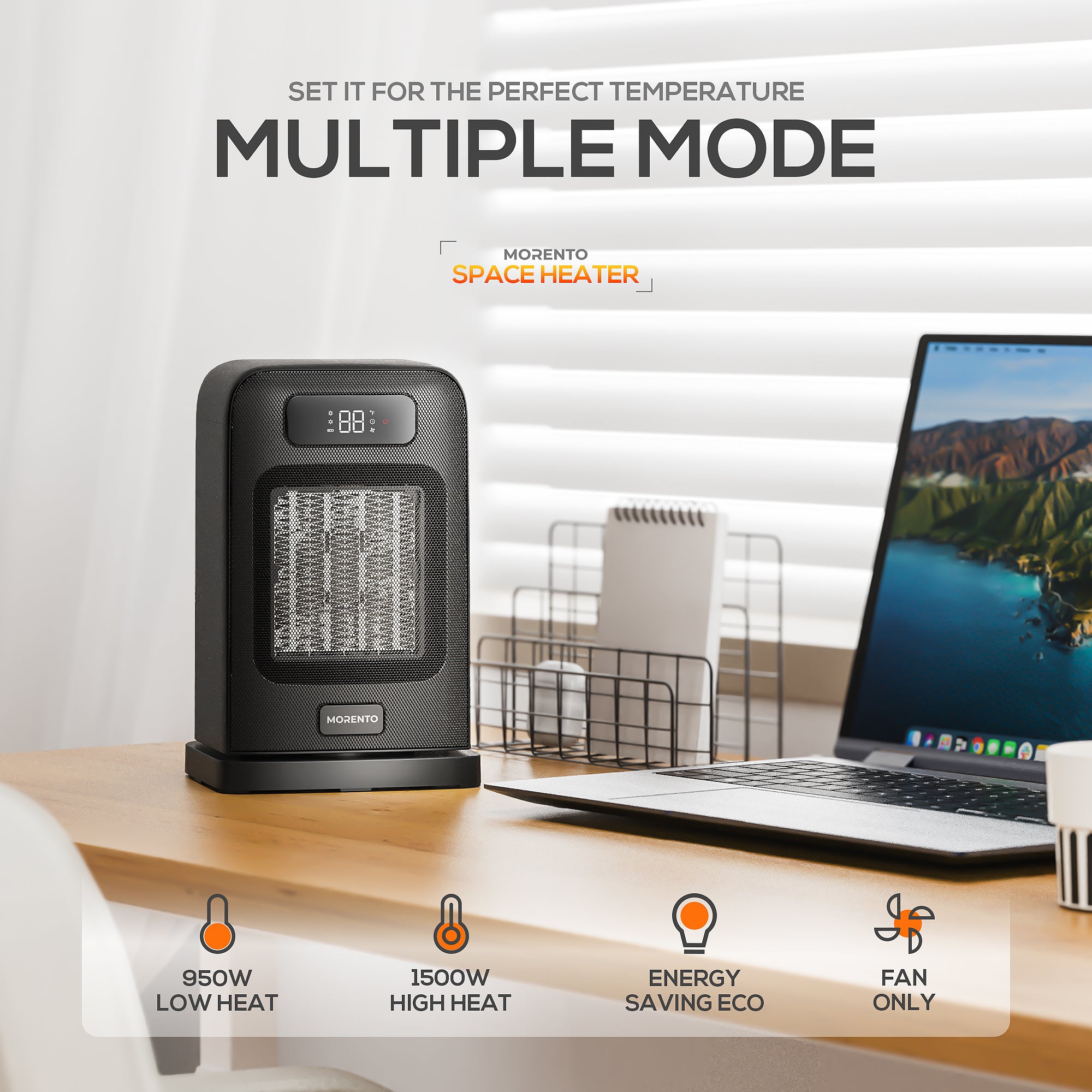 Morento Space Heater - Thumbnail 3