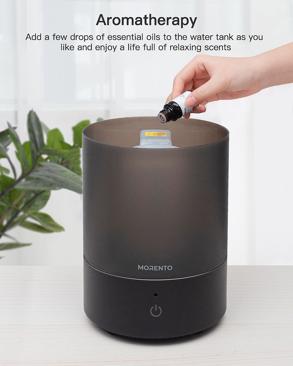 MORENTO Cool Mist Humidifier 2.5L Black – morentolife